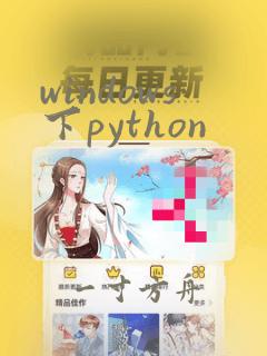 windows下python