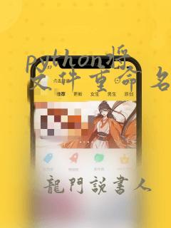 python将文件重命名