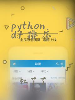 python df 排序