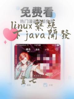 linux系统下java开发