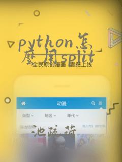 python怎么用split