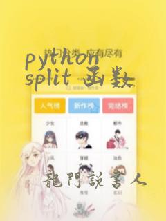 python split 函数