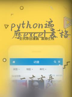 python遍历excel表格