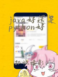 java好还是python好