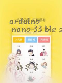 arduino nano 33 ble sense