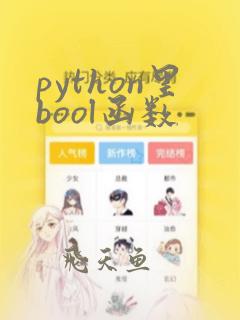 python里bool函数