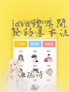 java程序开发的基本流程