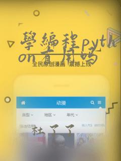 学编程python有用吗