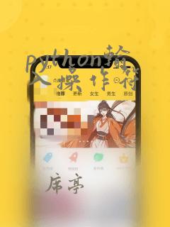 python输入操作符