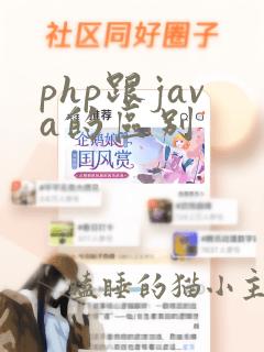 php跟java的区别
