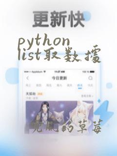 python list取数据