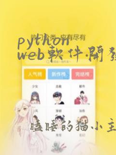 python web软件开发