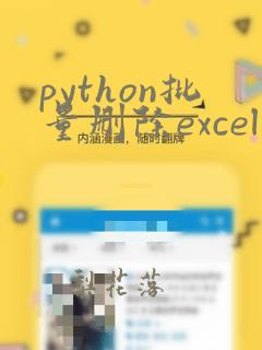 python批量删除excel特定行
