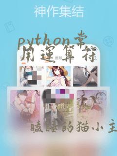 python常用运算符