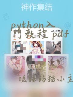 python入门教程 pdf