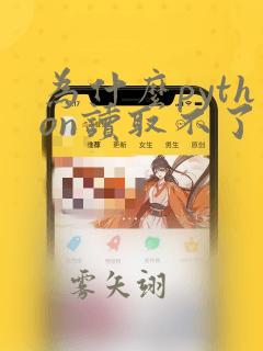 为什么python读取不了excel文件