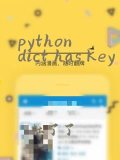 python dict has key