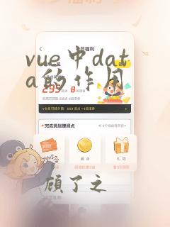 vue中data的作用