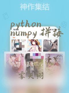 python numpy 拼接