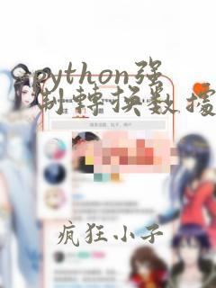 python强制转换数据类型