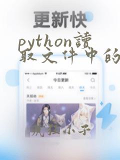 python读取文件中的列表