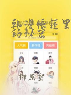 韩漫帐篷里隐藏的秘密：结局+番外