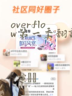 overflow第一季翻译漫画：结局+番外
