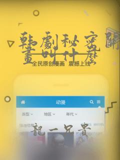 韩剧秘密关系漫画叫什么
