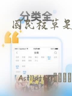 国民校草是女生
