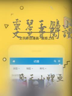 灵儿王鹏小说全文免费阅读
