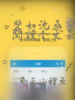 裴如沈桑宁免费阅读全文最新章节更新