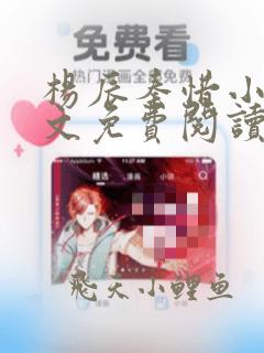 杨辰秦惜小说全文免费阅读最新章节更新