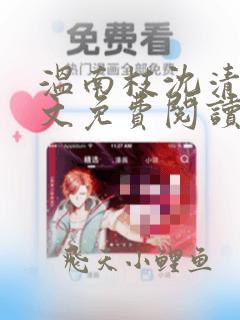 温南枝沈清宴全文免费阅读无弹窗