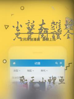 小说大杂烩目录免费阅读全文