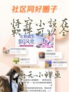 恃宠小说在那个软件可以全文免费阅读