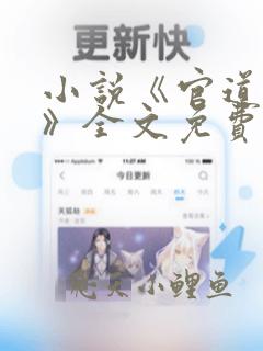 小说《官道红颜》全文免费阅读