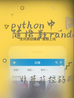 python中随机数random