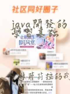 java开发的学习基础