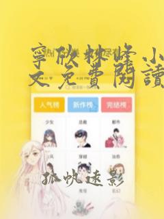 宁欣林峰小说全文免费阅读无弹窗笔趣阁