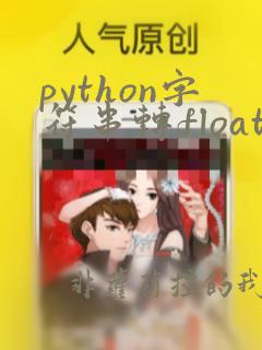 python字符串转float