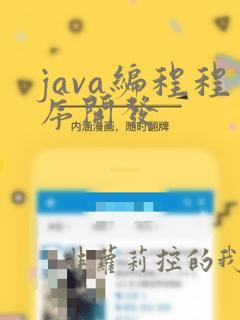 java编程程序开发