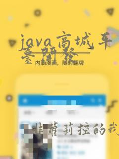 java商城平台开发