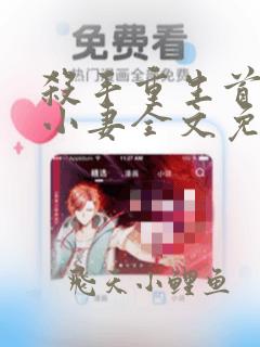杀手重生首长小小妻全文免费阅读
