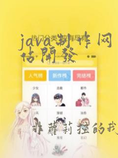 java制作网站开发