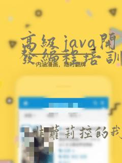 高级java开发编程培训班