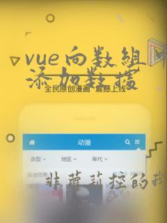 vue向数组中添加数据
