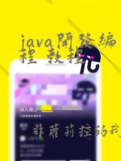 java开发编程 教程