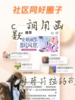 c 调用函数