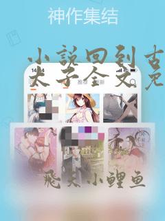 小说回到古代当太子全文免费阅读完整版