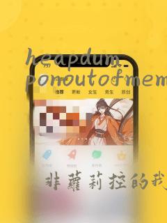 heapdumponoutofmemoryerror